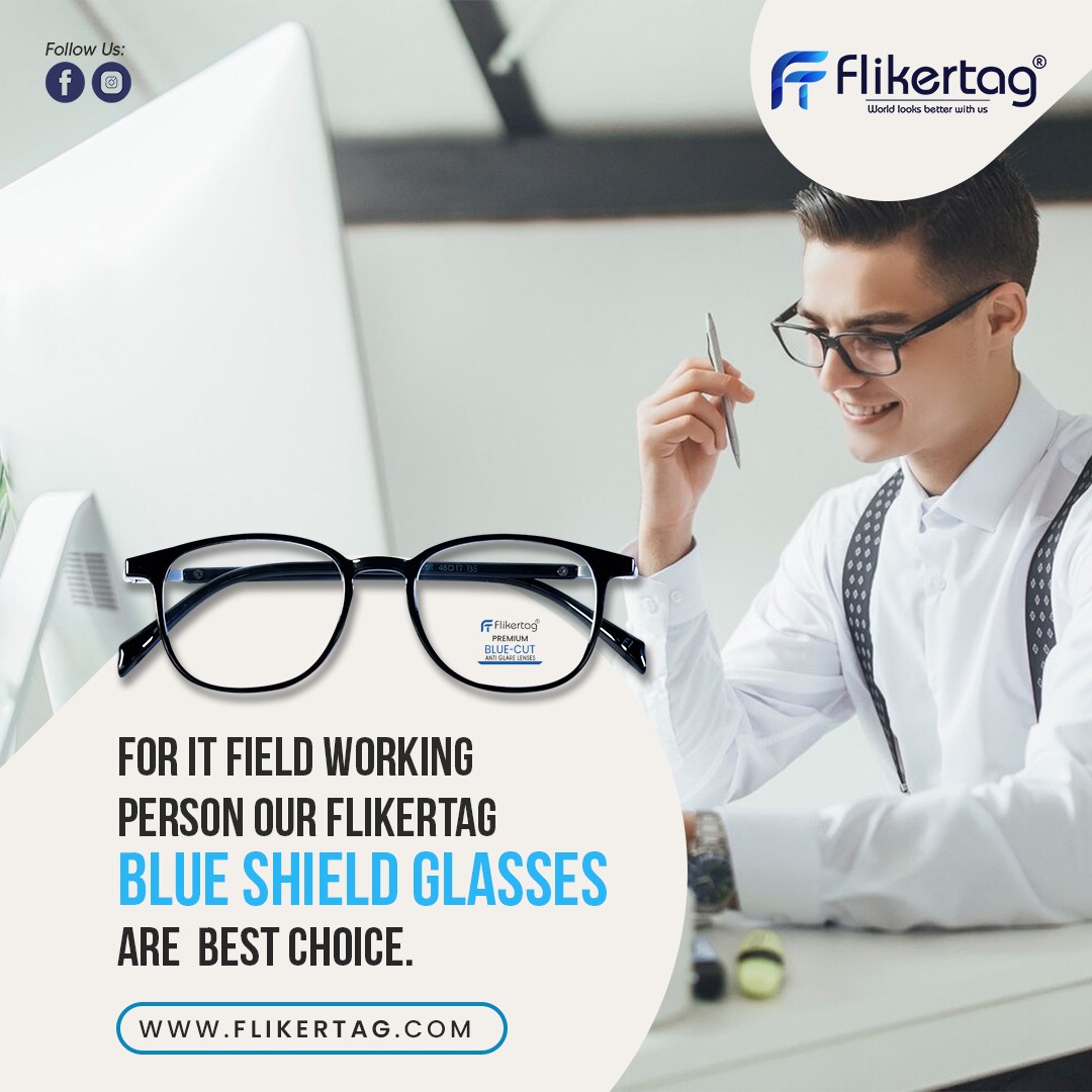 For It Field Working Person Our Blue Ray Cut Glasses Are Best Choice 