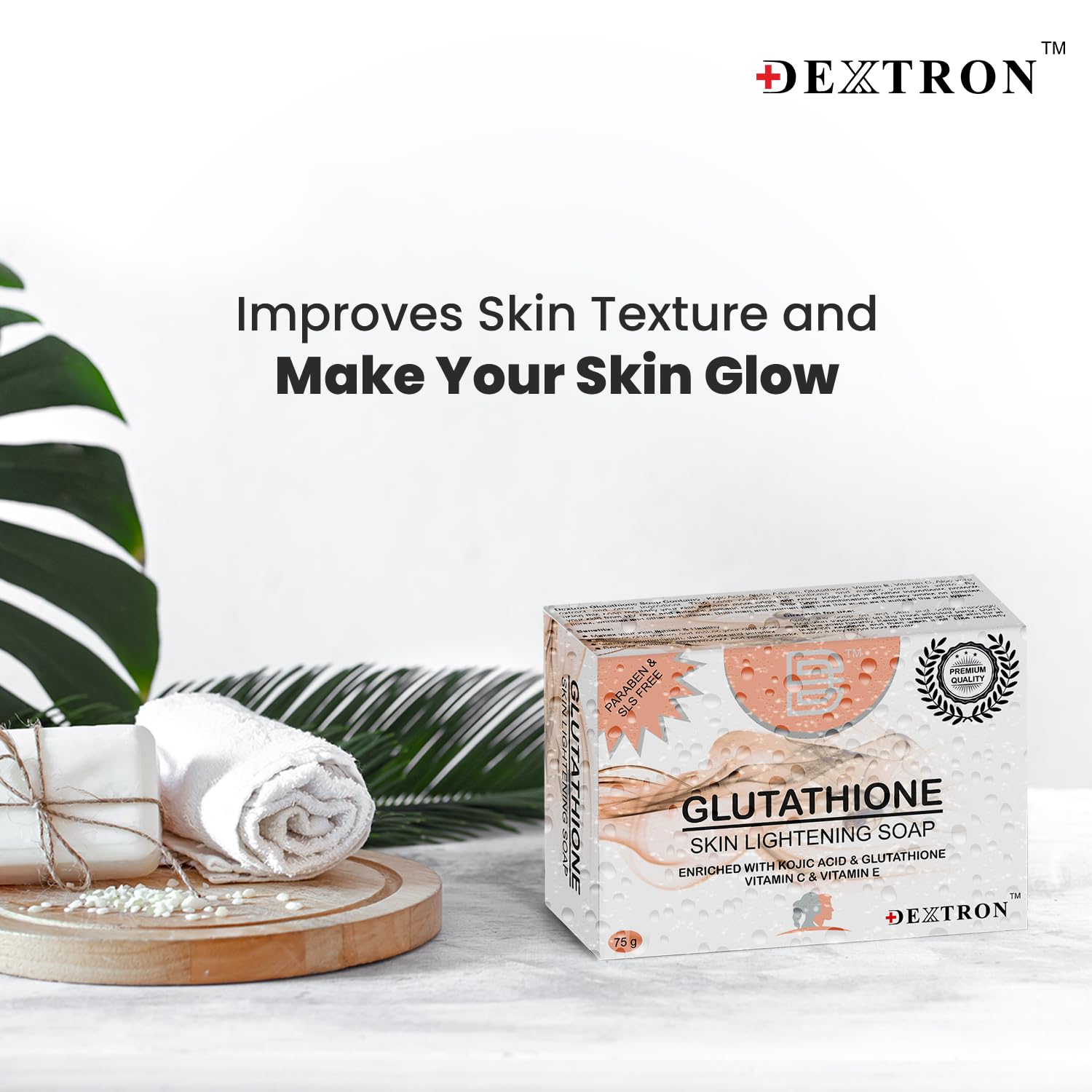 Dextron Glutathione Skin Whitening Soap – 75gm
