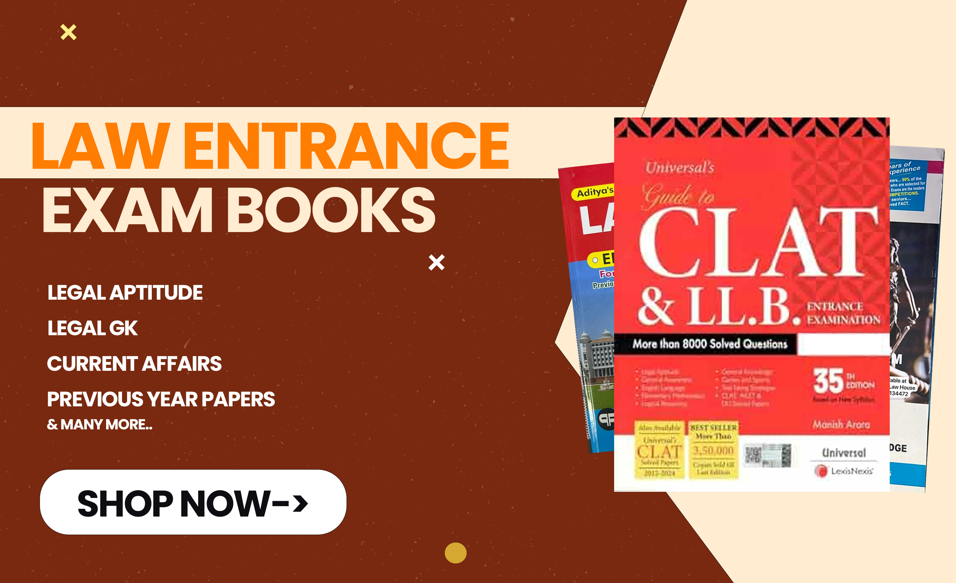 Law Entrance Exam Books – CLAT Preparation Books & Law Entrance