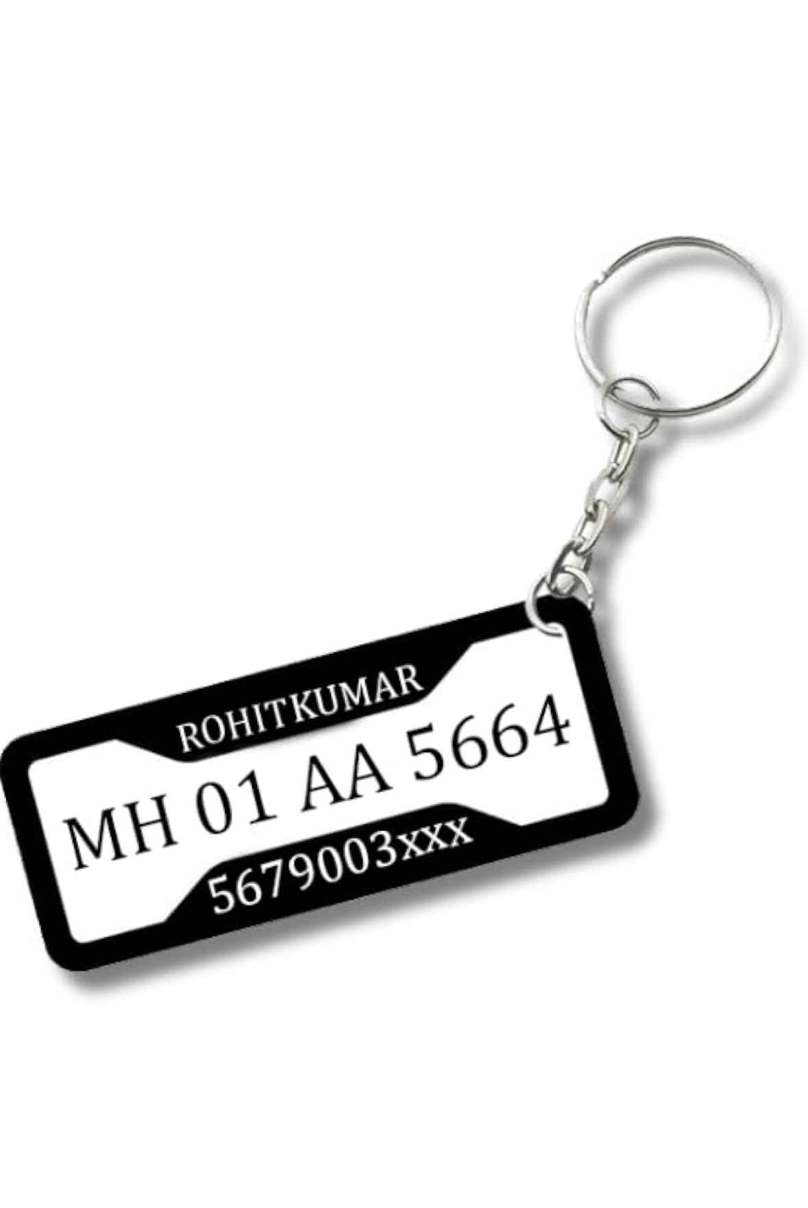 Number-Plate Keychain - Vextro3D LAB