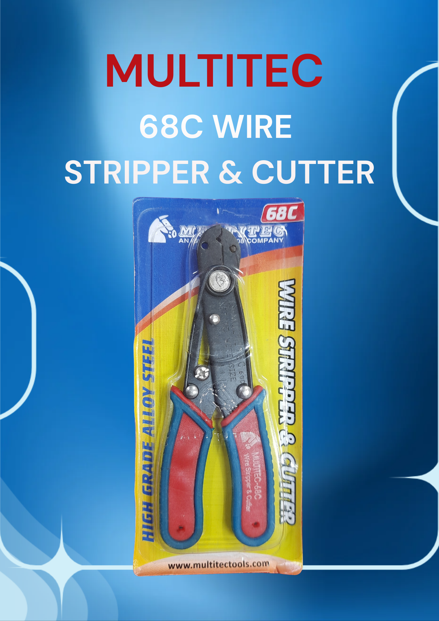 MULTITEC 68C WIRE STRIPPER & CUTTER - Yokesh Electronics