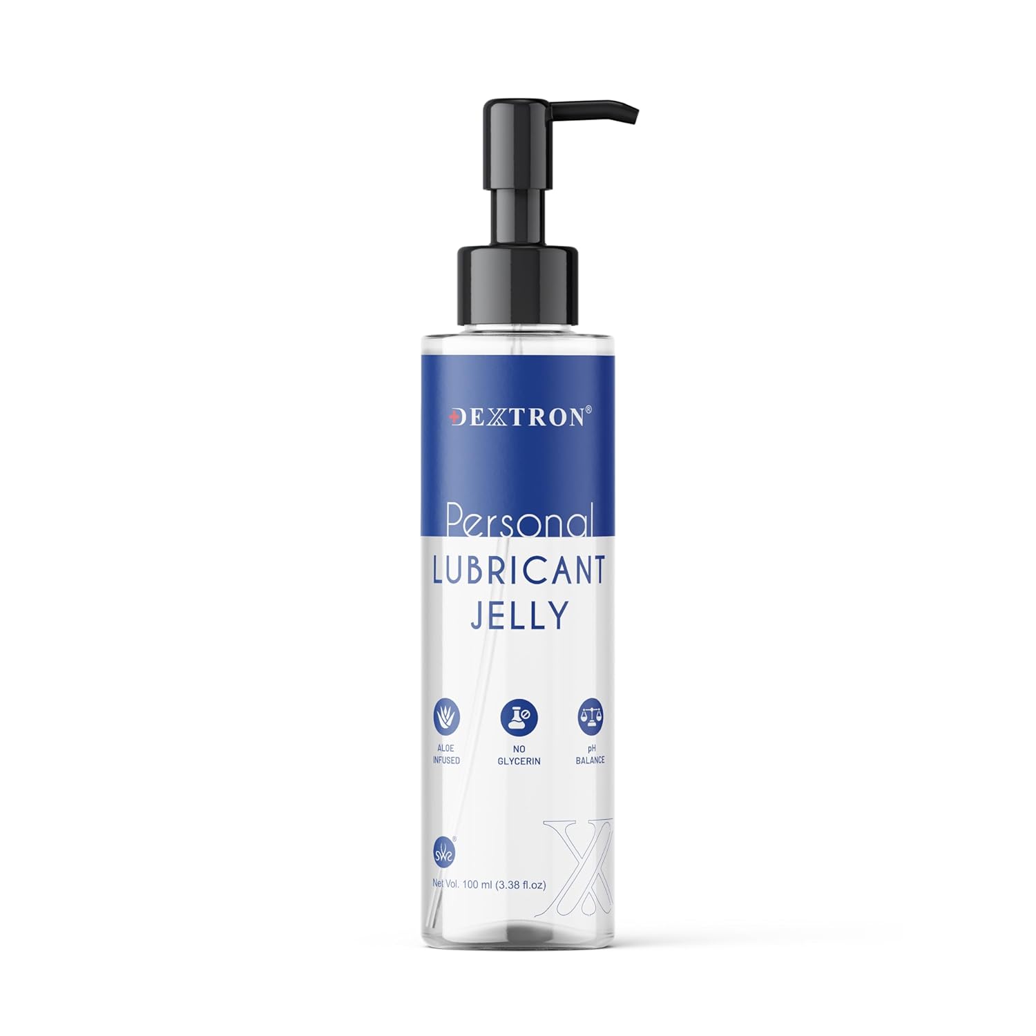 Dextron Intimate Bliss Water-Based Lubricant – Aloe-Infused, pH Balanced, Glycerin-Free Lube for Sensitive Skin, Condoms & Adult Toys