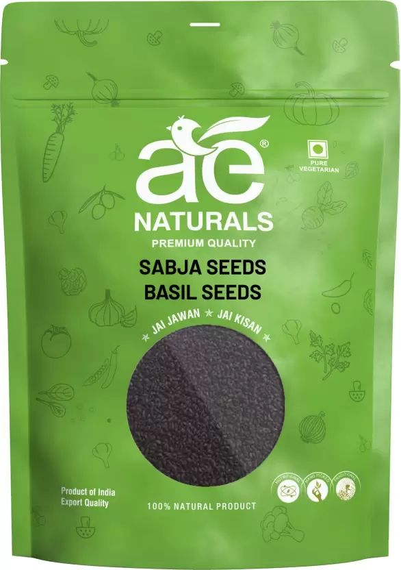 Buy Sabja Basil Seeds Online Natural Seeds AE Naturals