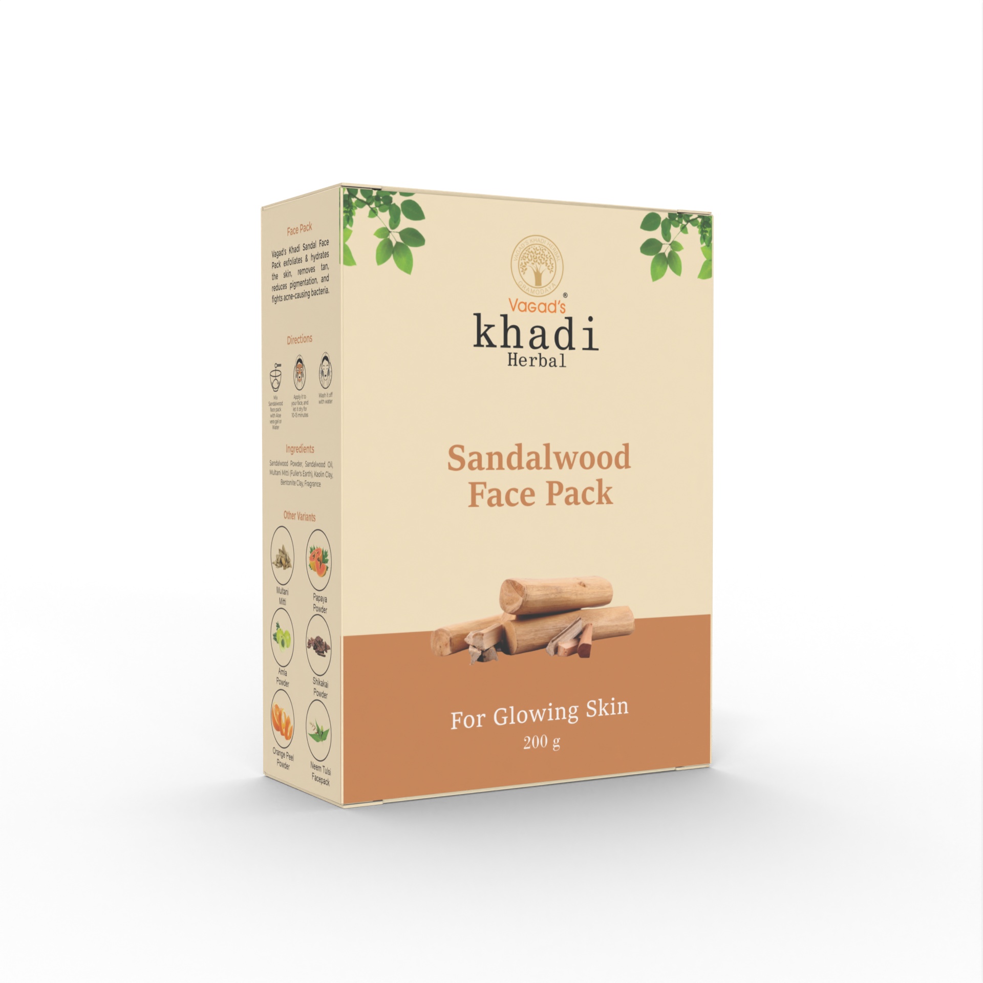 Sandalwood Khadi Herbal Soap, Pure Organic - Buy Khadi Online