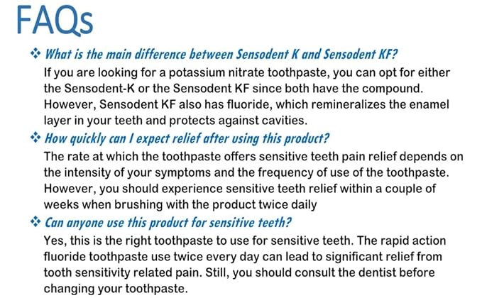 Sensodent KF Cavity Protection Toothpaste – 125 g