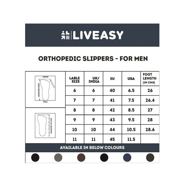 LivEasy Essentials Diabetic & Orthopedic Slipper