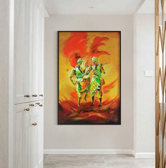 Abstract Painting - Colorful Expression