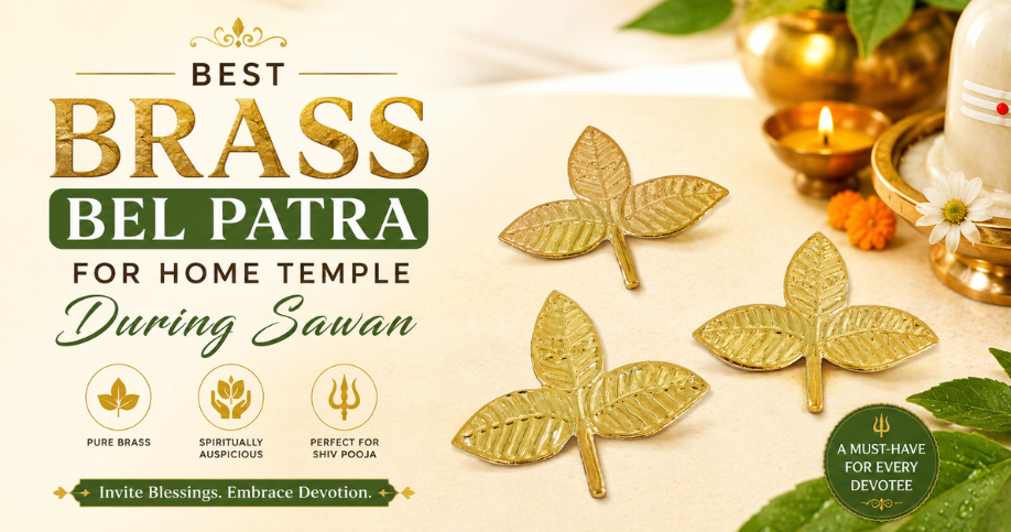 Best Brass Bel Patra for Home Temple During Sawan