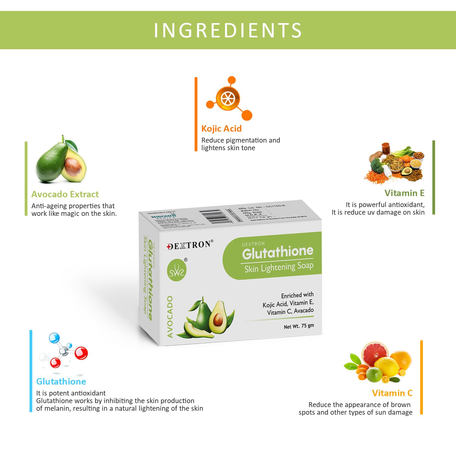Glutathione Avocado Soap