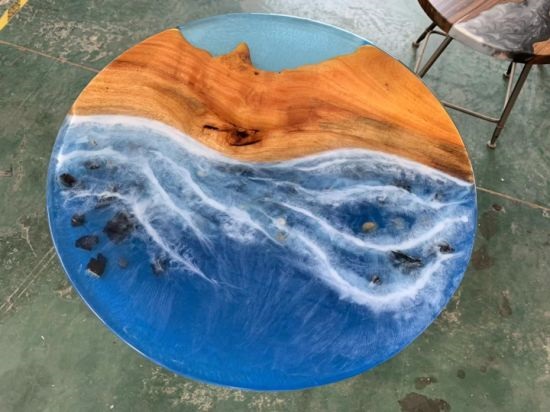 epoxy resin ocean wave table tops