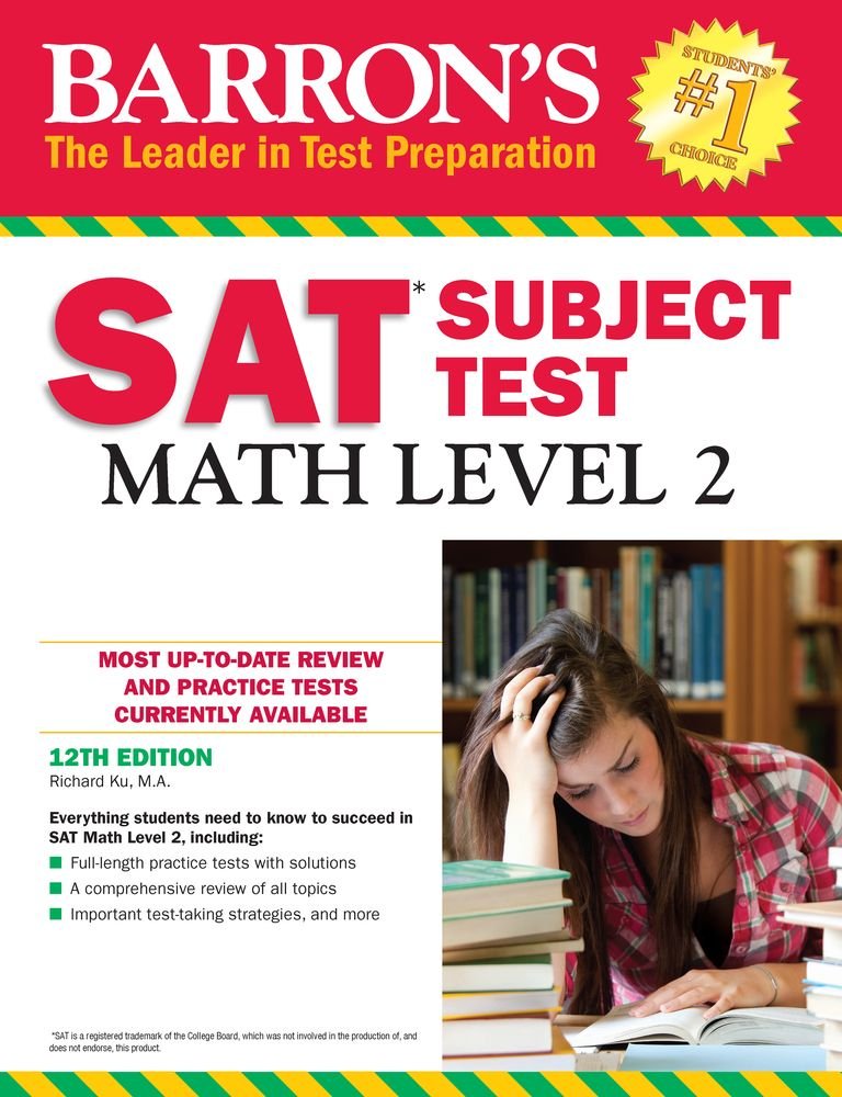 Barron's　Test　SAT　Level　Subject　Math　(12th　Edition)