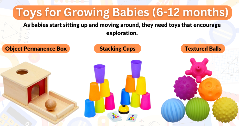 Toys for Growing Babies (6-12 months)