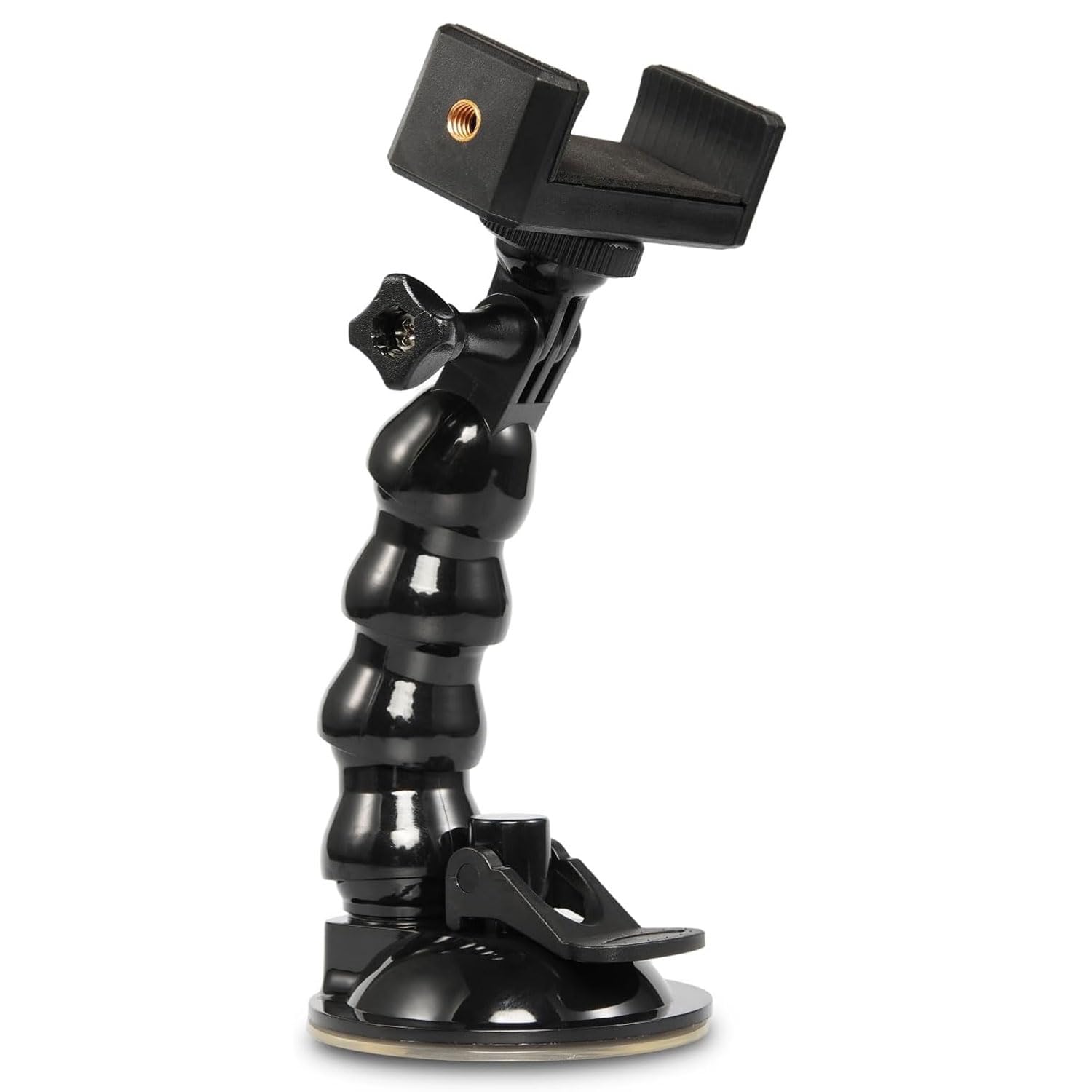 PHOTOMAX Car Suction Cup Maount Articulating Adjustable Arm with 1/4" Tripod Screw Super Clamp for DSLR Camera (Car Suction Cup Mount)