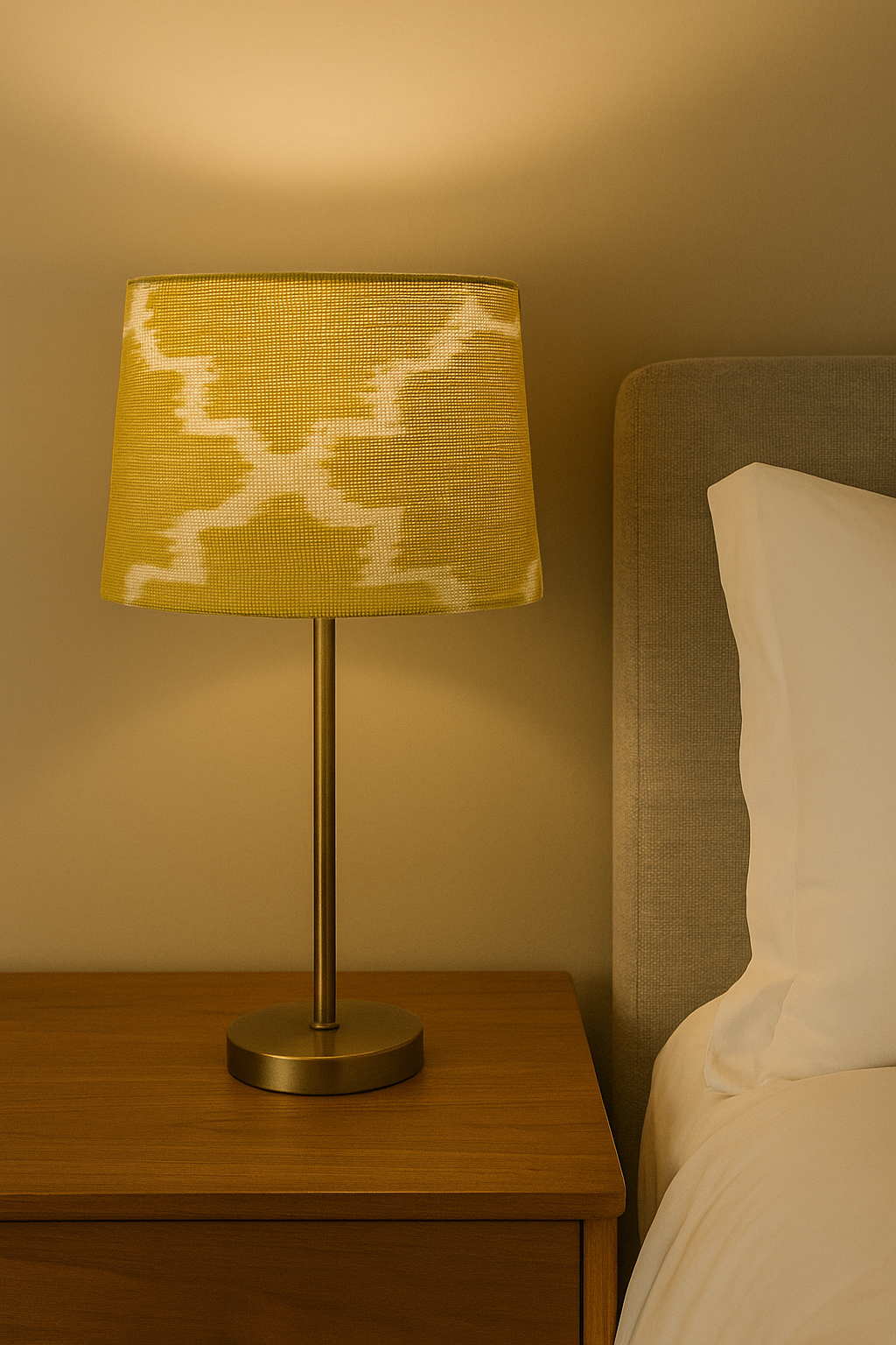 Yellow Jute Lampshade