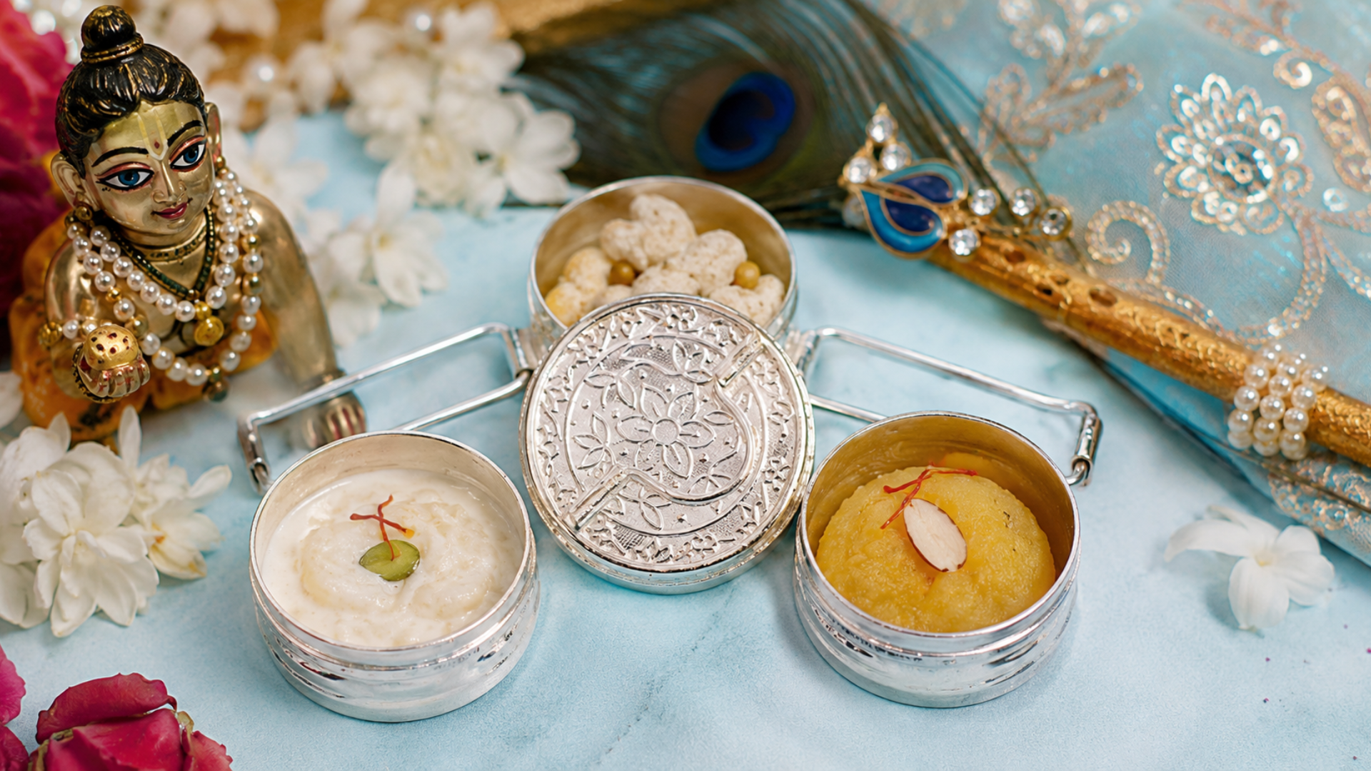 A Special Accessory for Janmashtami Bhog