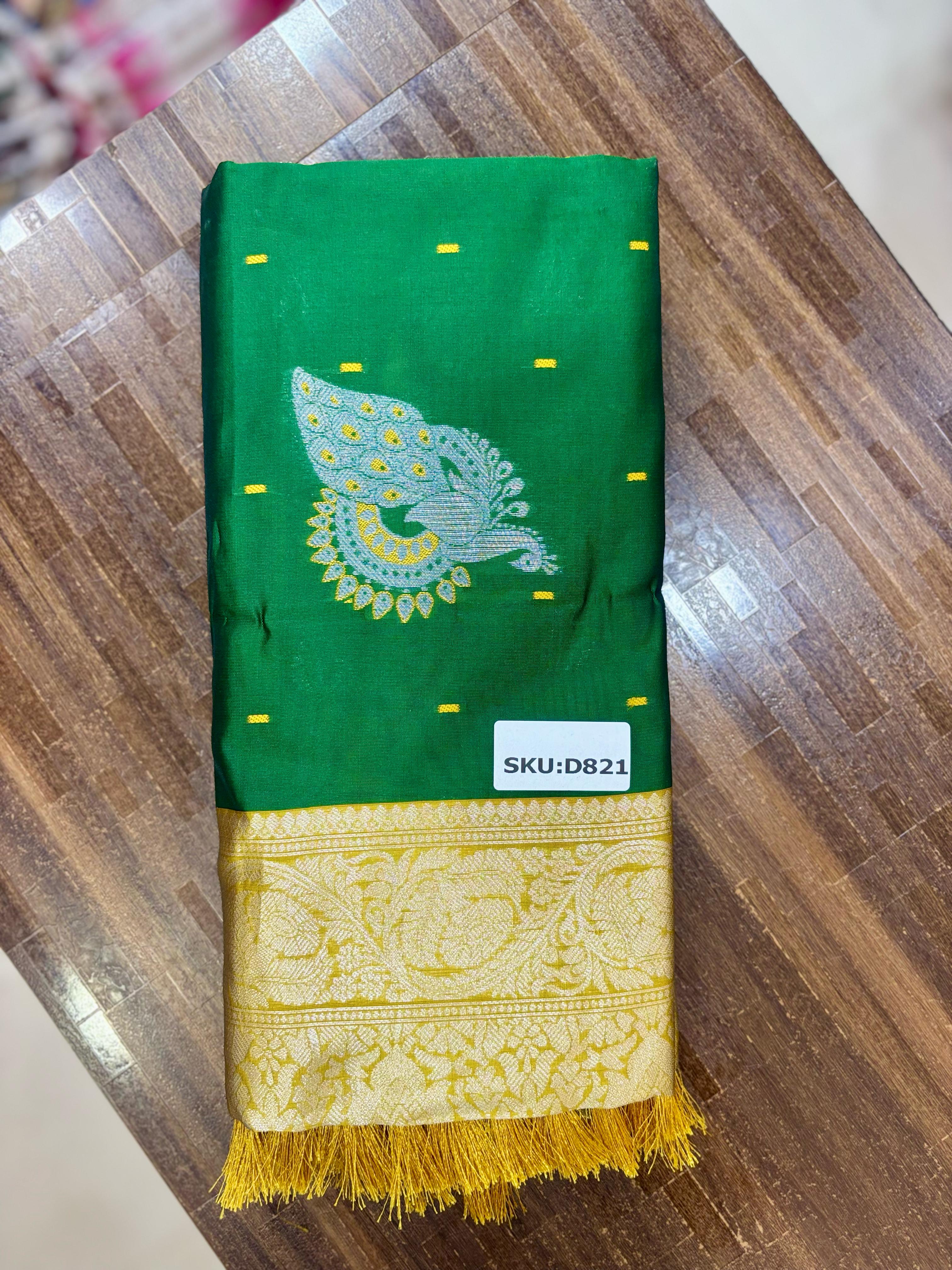 Premium Chatki Silk Saree - Traditional Indian Elegance
