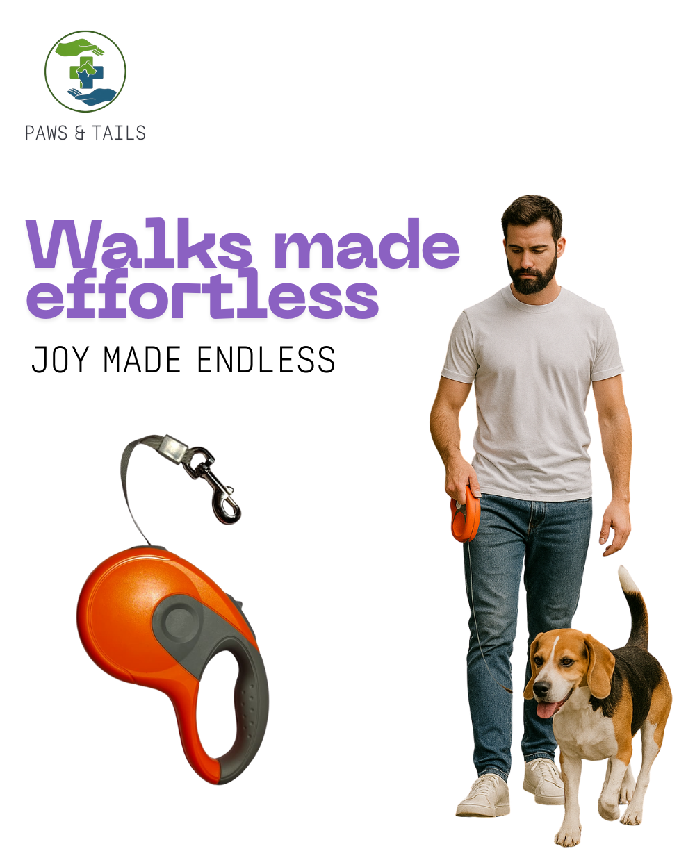 5M Classic Pet Retractable Leash for Dogs - Shop Now