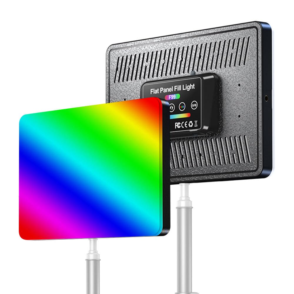 Photomax PM-26 11inch RGB LED Video Soft Light Panel, 30W for Studio Photography | Video Recording | Conference | YouTube,2700K-5700K CRI95+ | with Remote Control