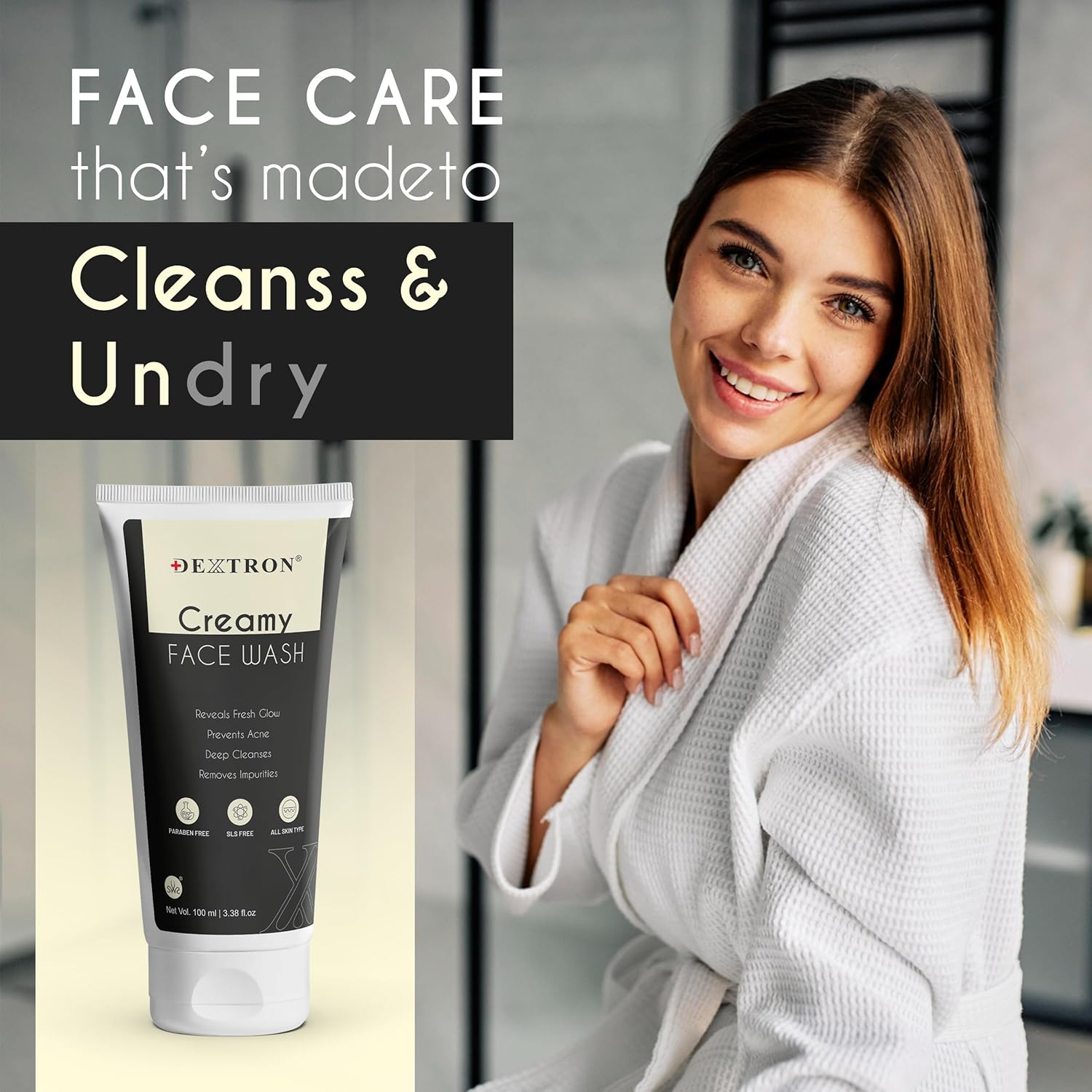 Dextron Creamy Face Wash (100ml)