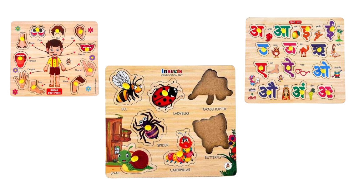 educational wooden puzzle 