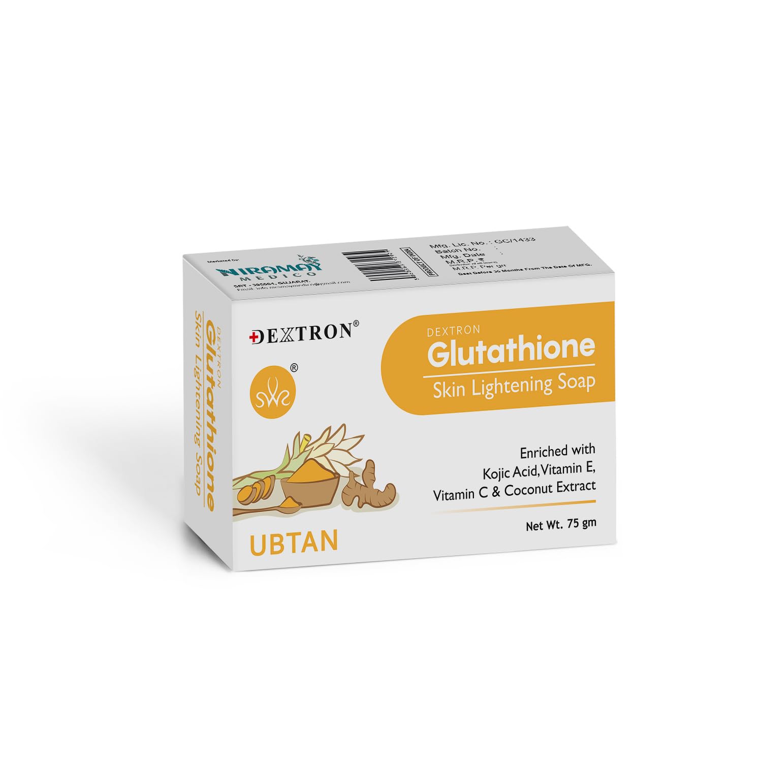Glutathione Ubtan Soap – Ayurvedic Skin Brightening,