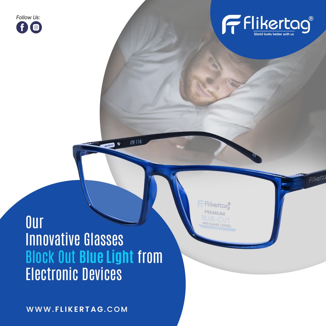 Innovative Glasses Block Blue light from Electronic  Devices.