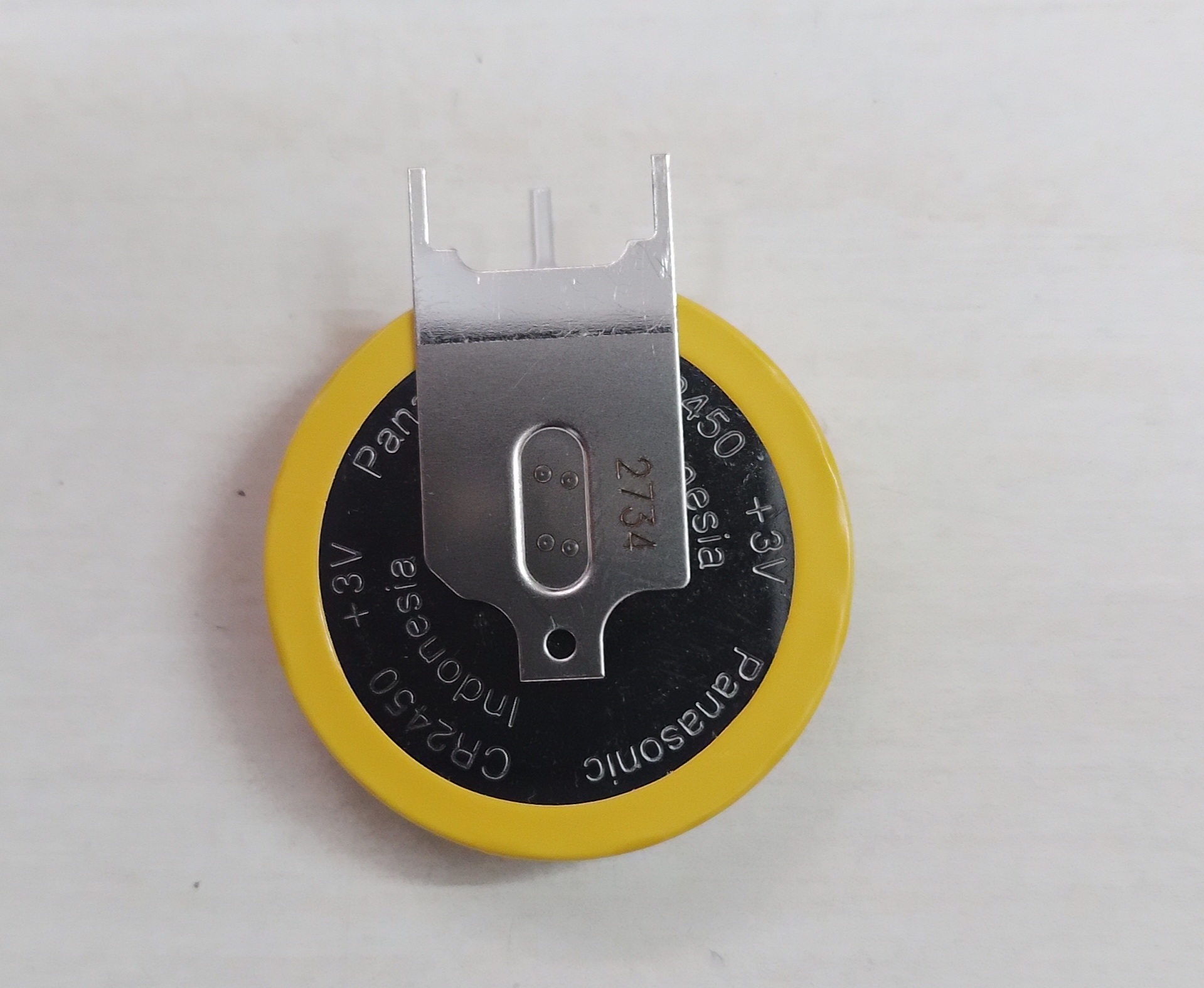 Panasonic cr2450 3v 3pin vertical leg high quality battery