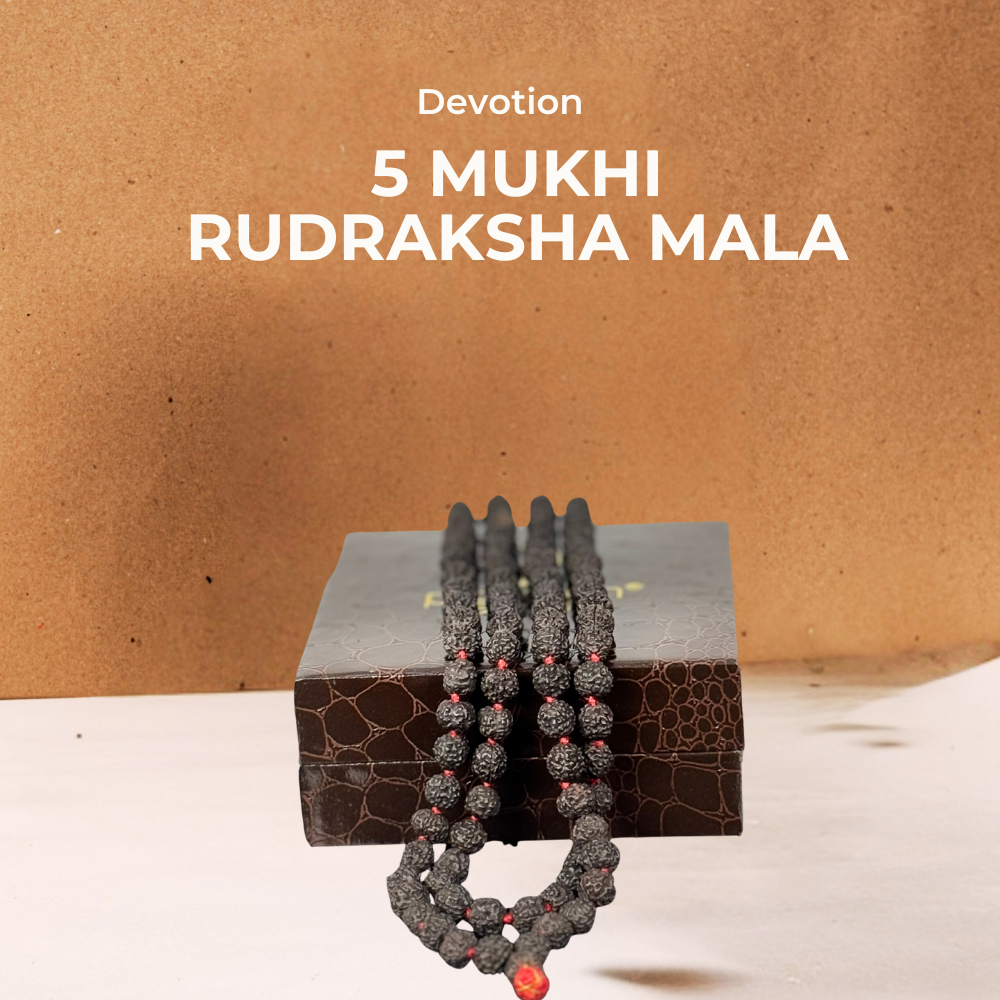 5 Mukhi Rudraksha Mala