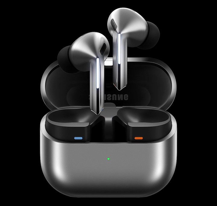 Samsung Galaxy Buds 3 Pro Clone Black – Front View