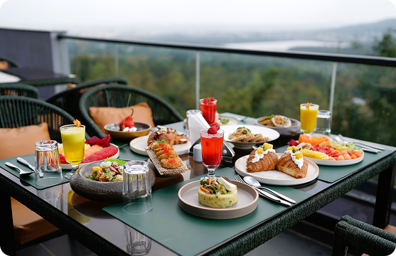 Fine dining with a view