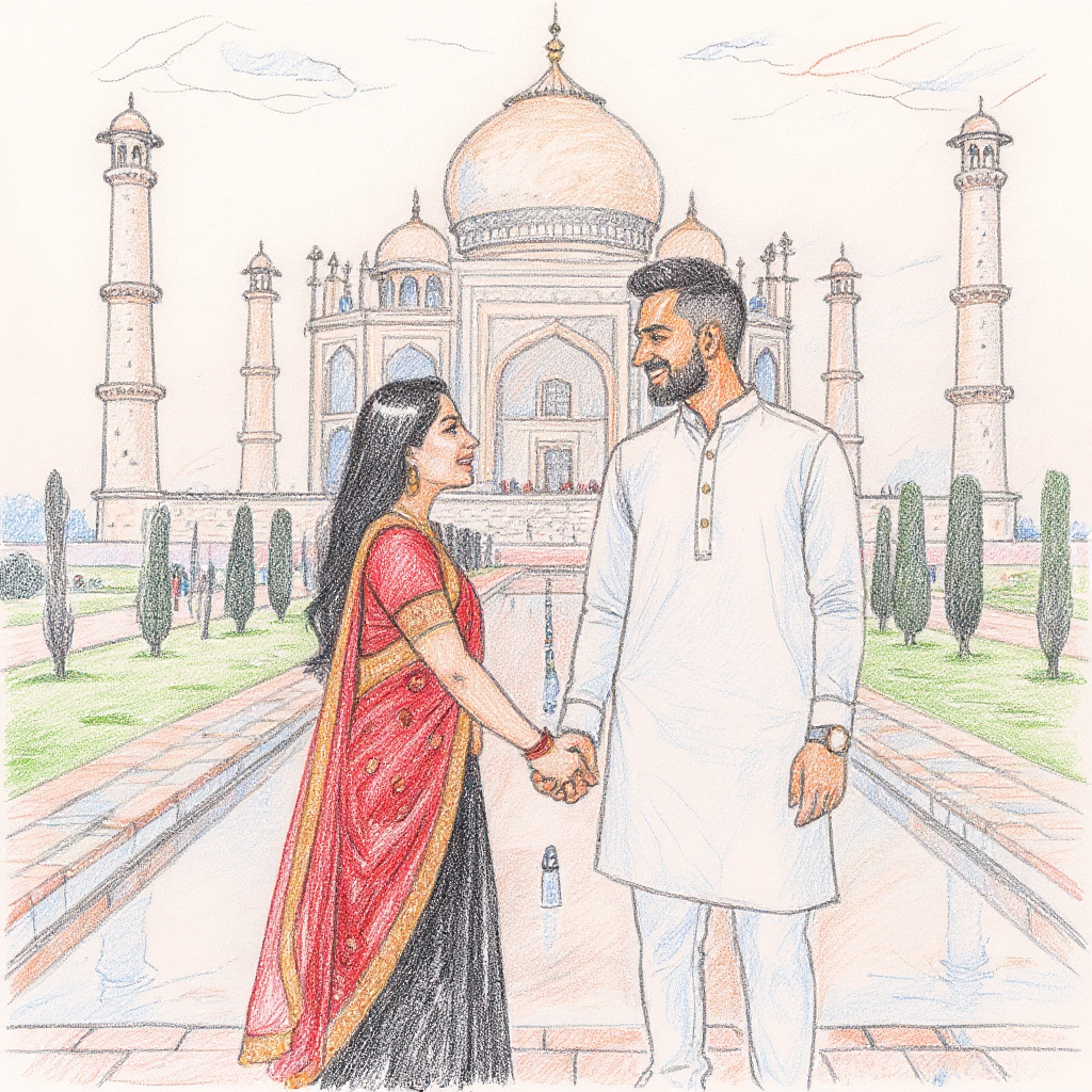 Photo converted to Pencil Sketch Style
