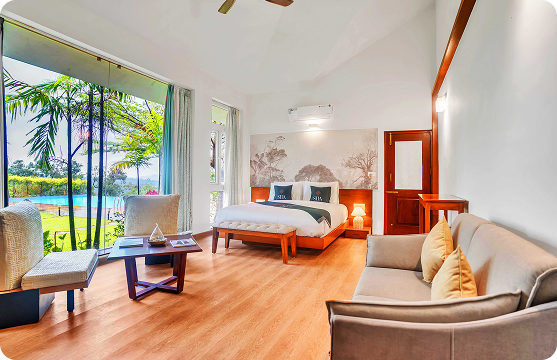 Luxury bedroom interior