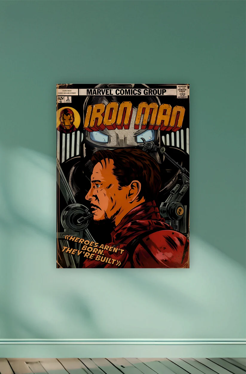 Ironman Comic Style Poster Marvel Poster Wow Poster
