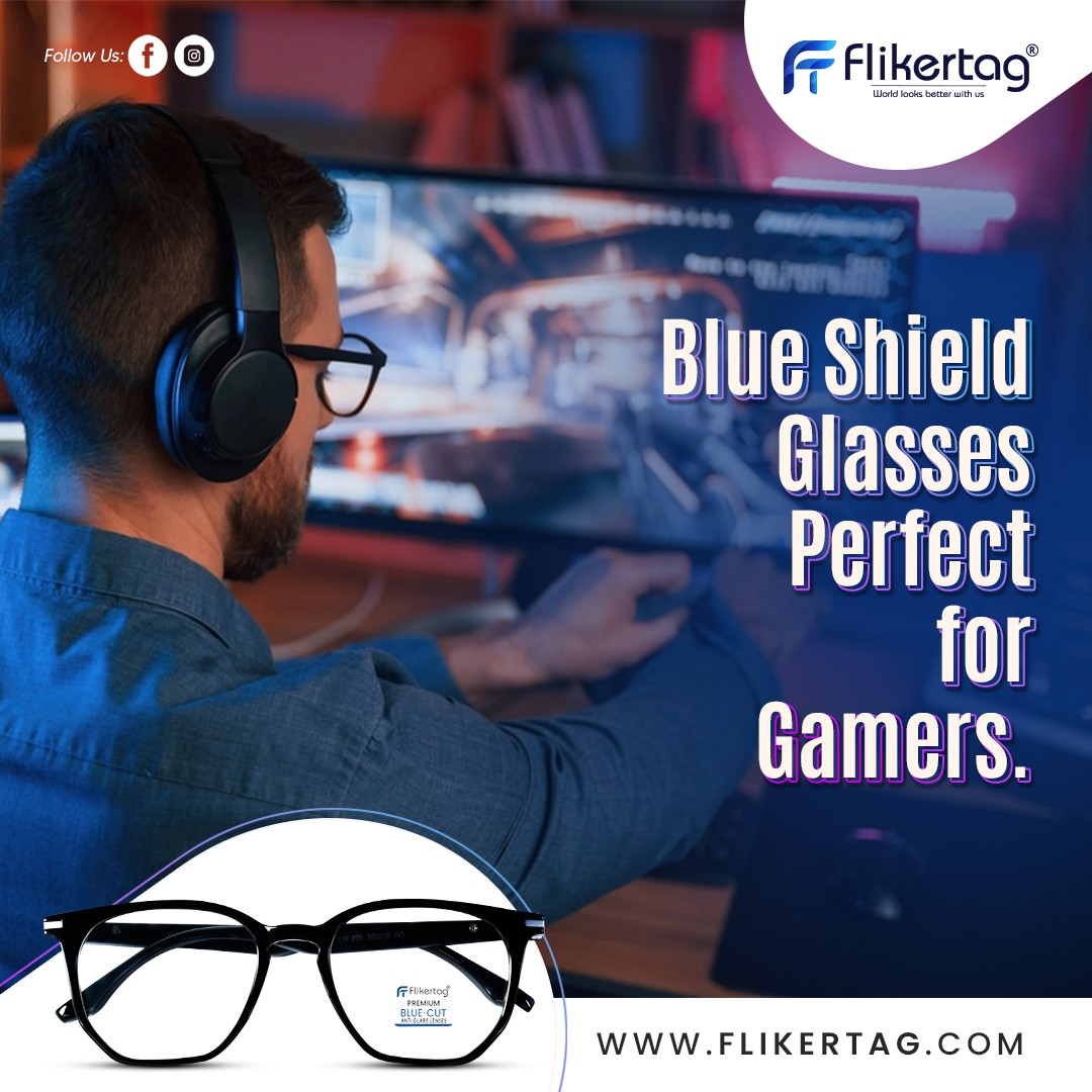 Computer Eye Protection Glasses Perfect for Gamers.