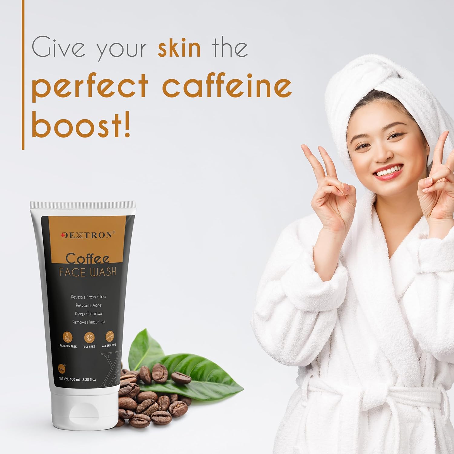 Dextron Coffee Face Wash – 100ml