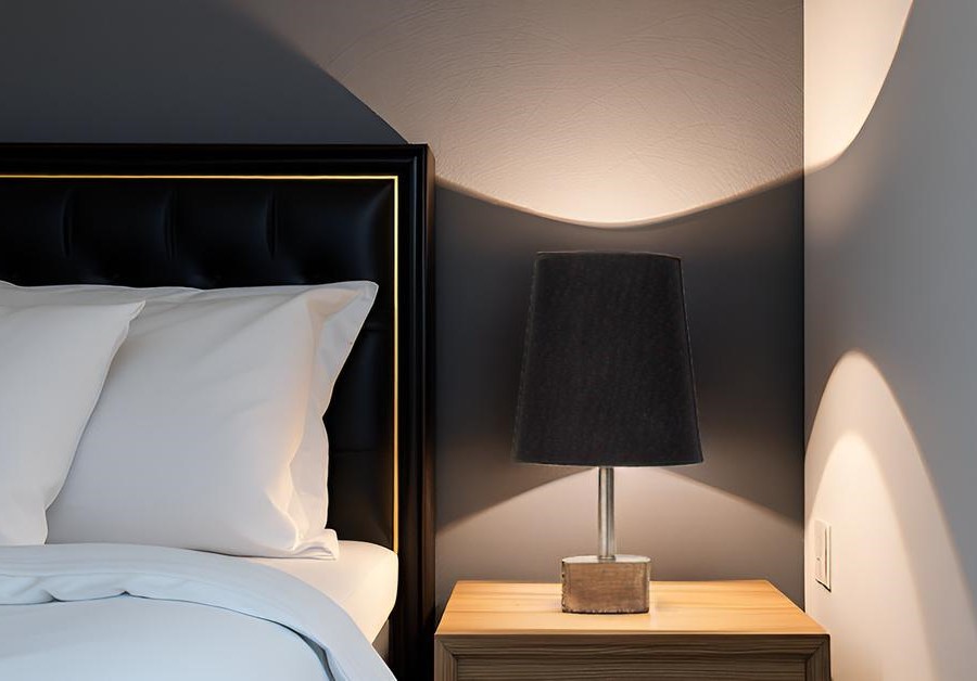PineCraft Ema Table Lamp with Black Lampshade