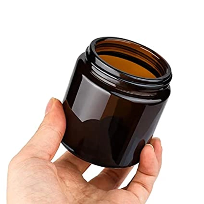 118ml Amber Jar With Black Lid, Wholesale Packaging