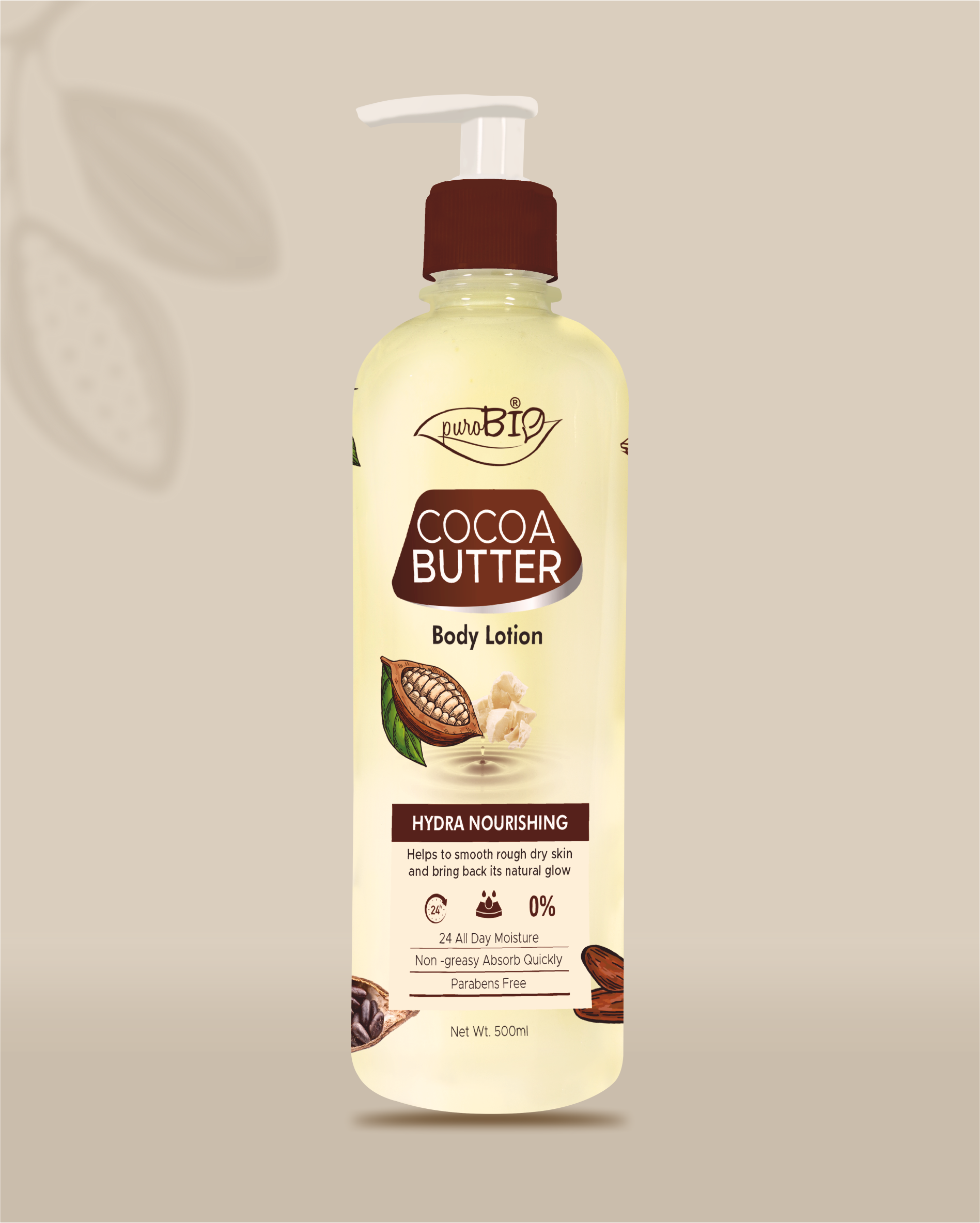 Cocoa butter body lotion