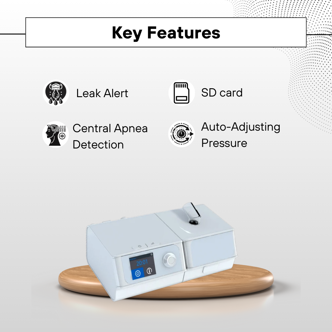 Key Features of Resplus BiPAP Machine