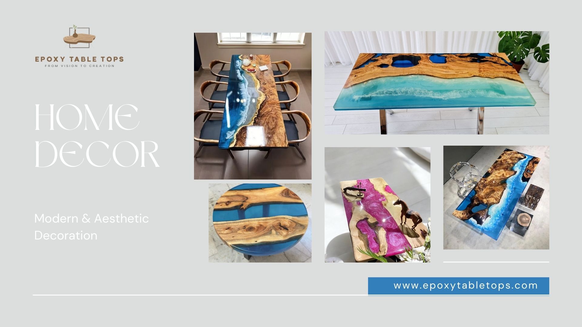 Epoxy Resin Table Tops