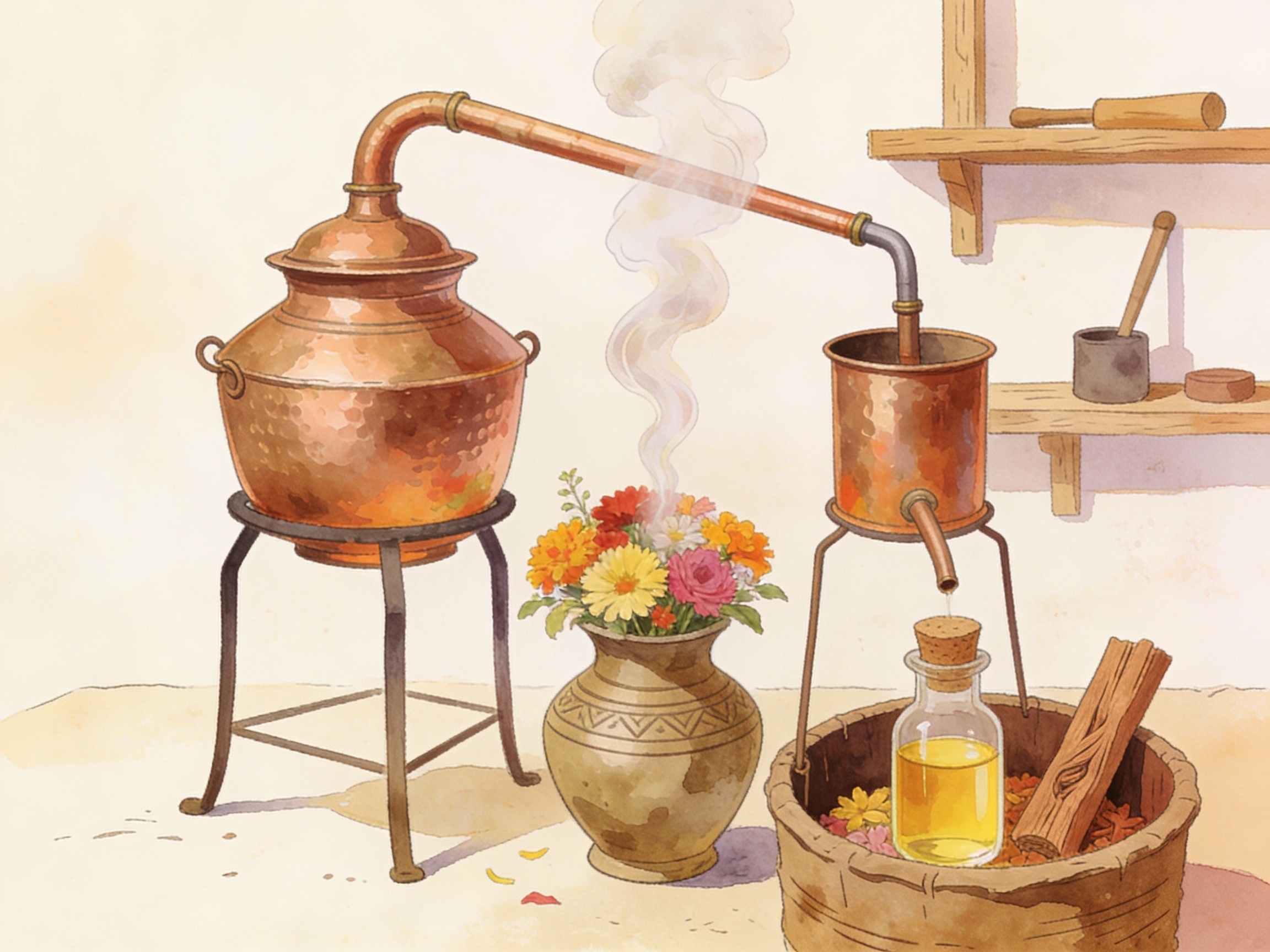 Small Essential oil distillation unit