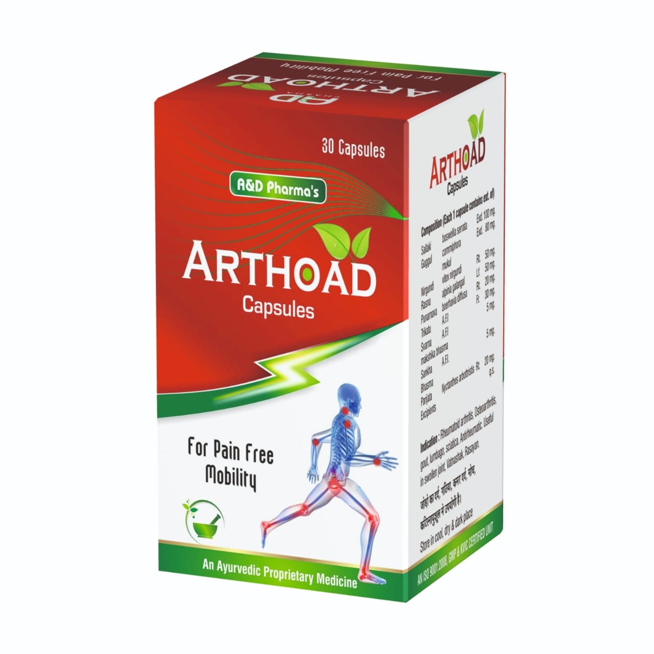 Arthoad capsules for arthritis A&D PHARMA