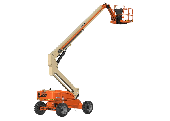 Construction site with crane