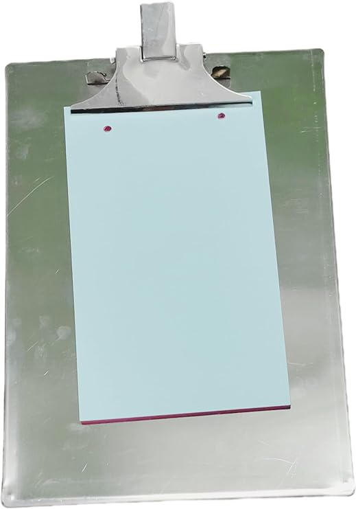 GAH Portable Clipboard Stainless Steel Writing Board Metal Clip - View #14