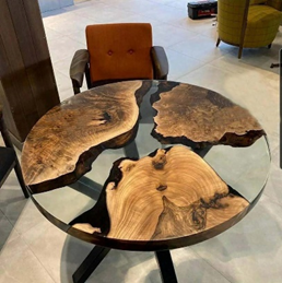 Clear Epoxy Resin Table Top