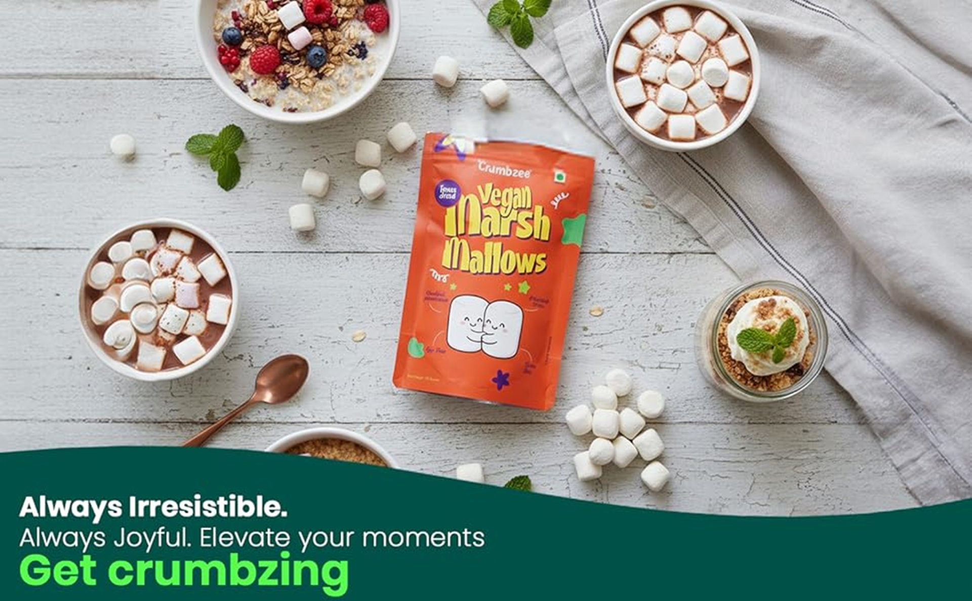 crumbzee vegan marshmallow