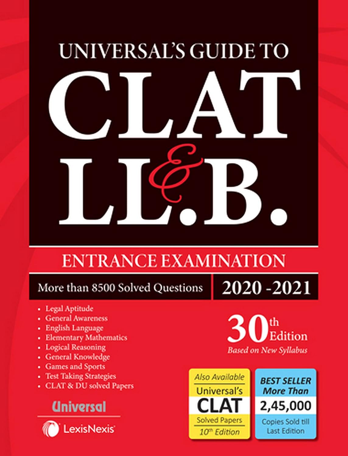 Universal's Guide To CLAT & LLB Entrance Examination (2020-21)