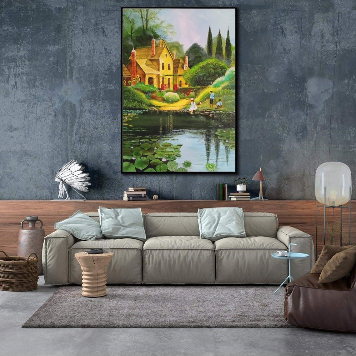 Portrait Painting - The Gaze