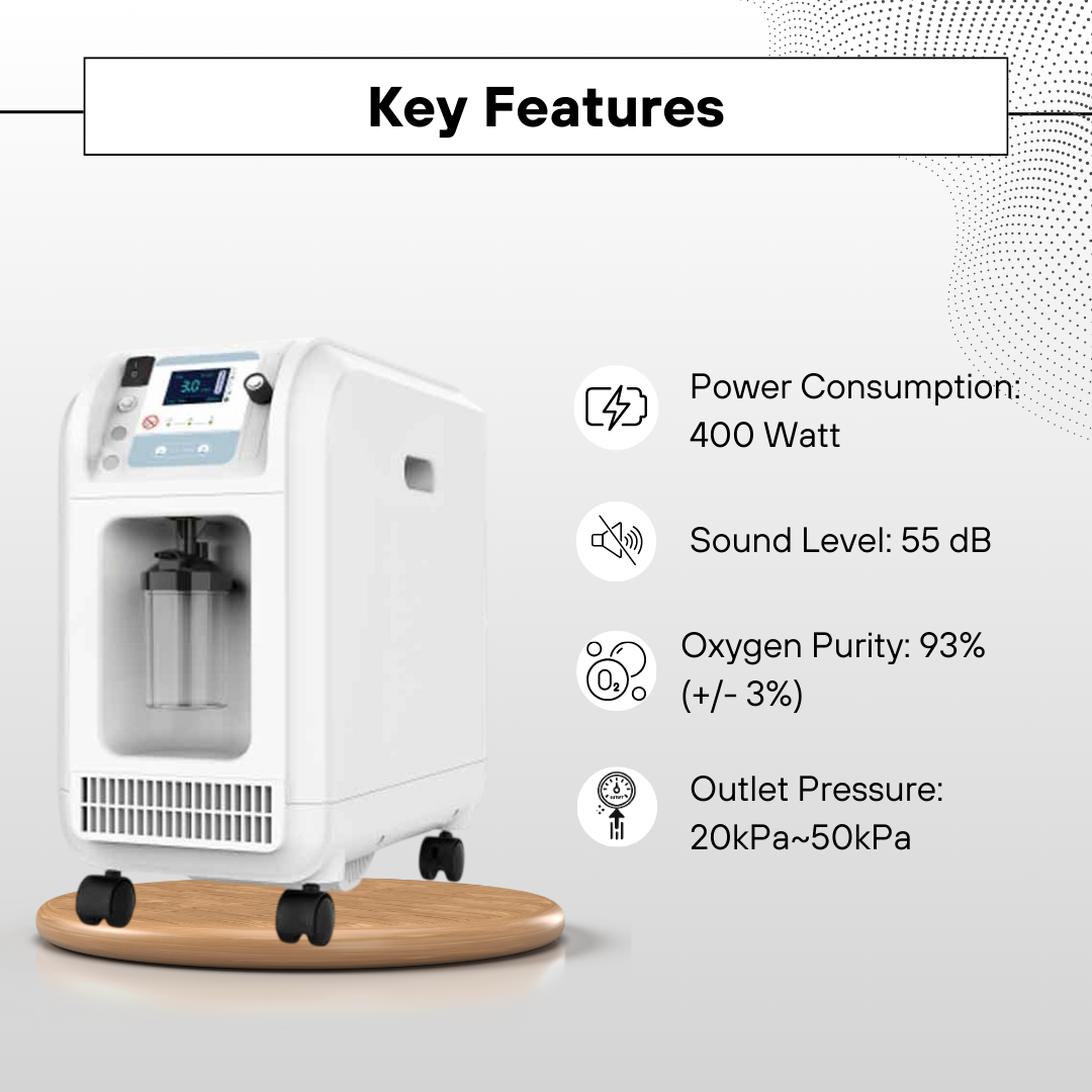 Key Features of Contec Oxygen Concentrator