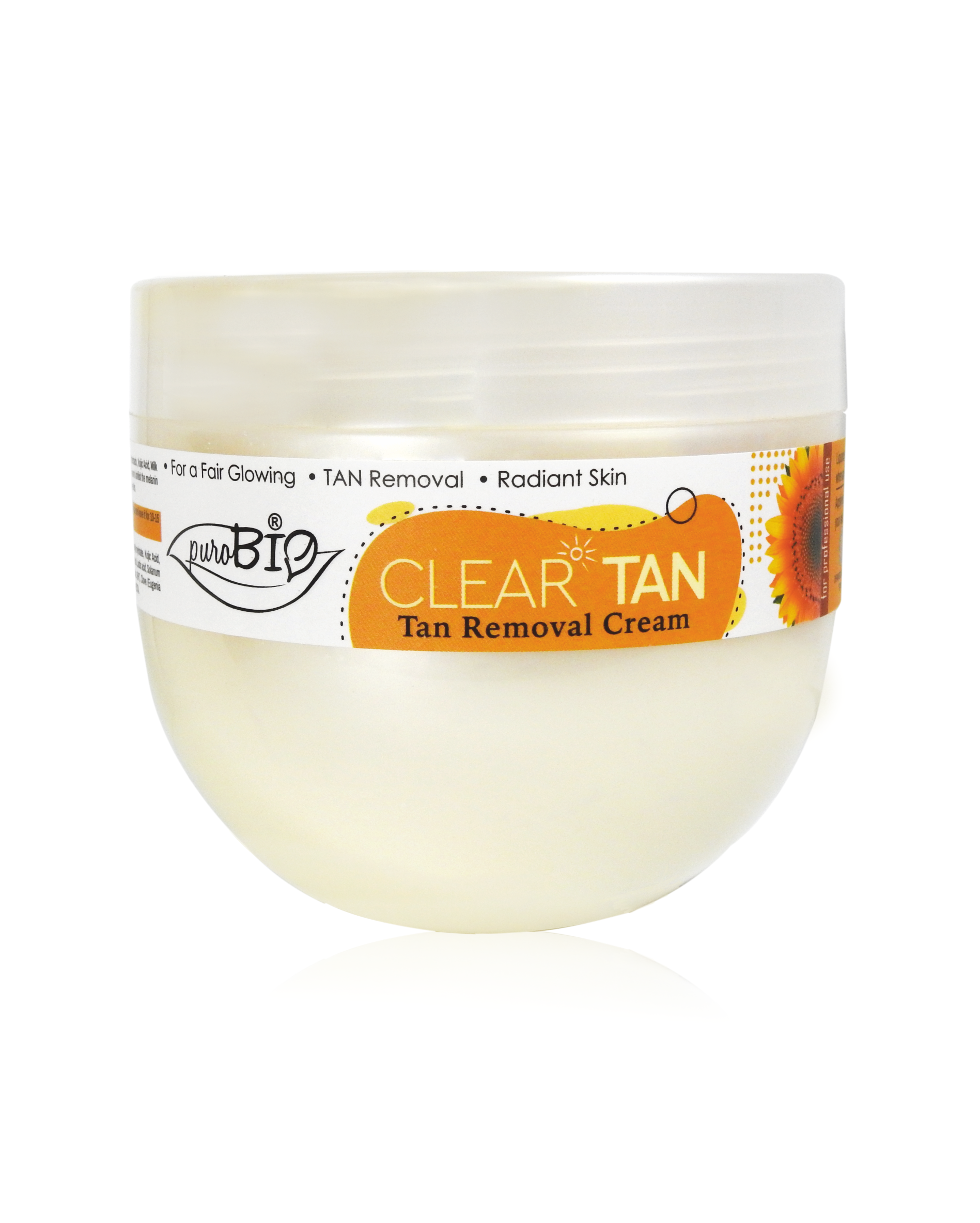 Tan removal cream